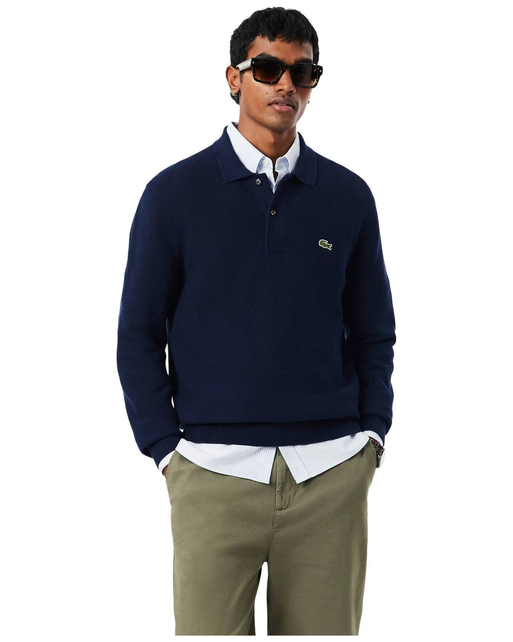 Maglioni Uomo Lacoste - Pullover AH9904 - Blu