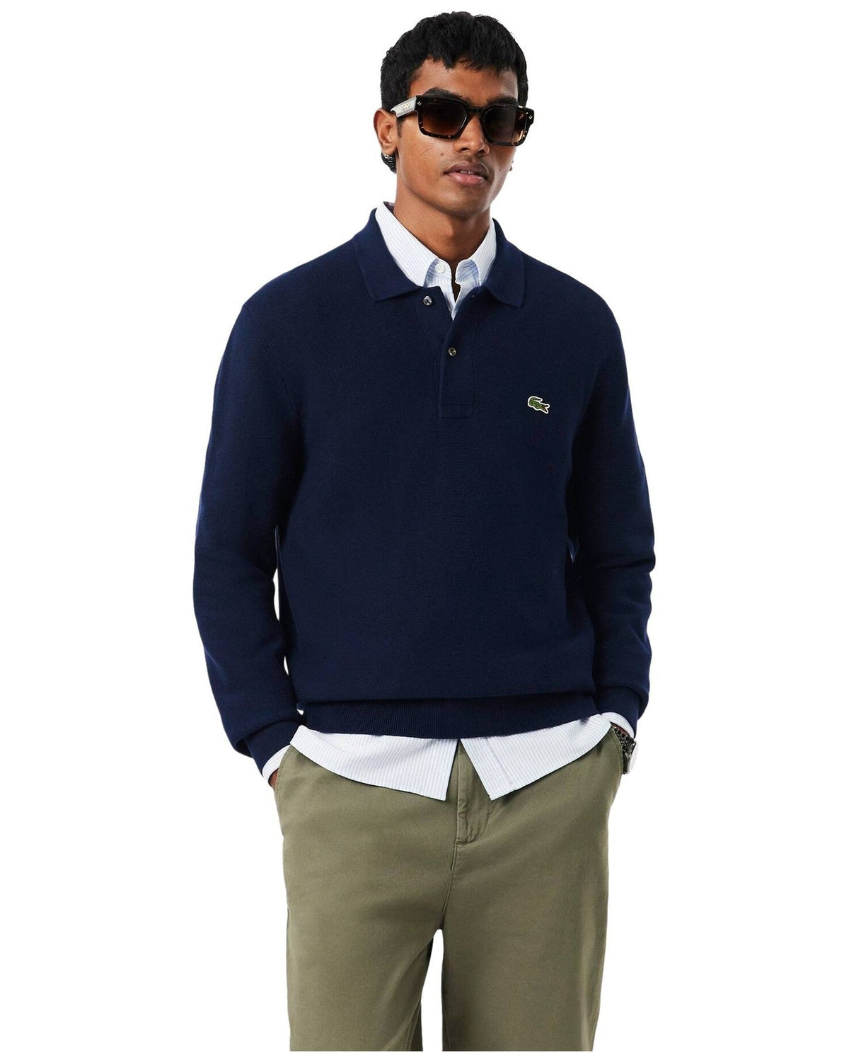 Maglioni Uomo Lacoste - Pullover AH9904 - Blu
