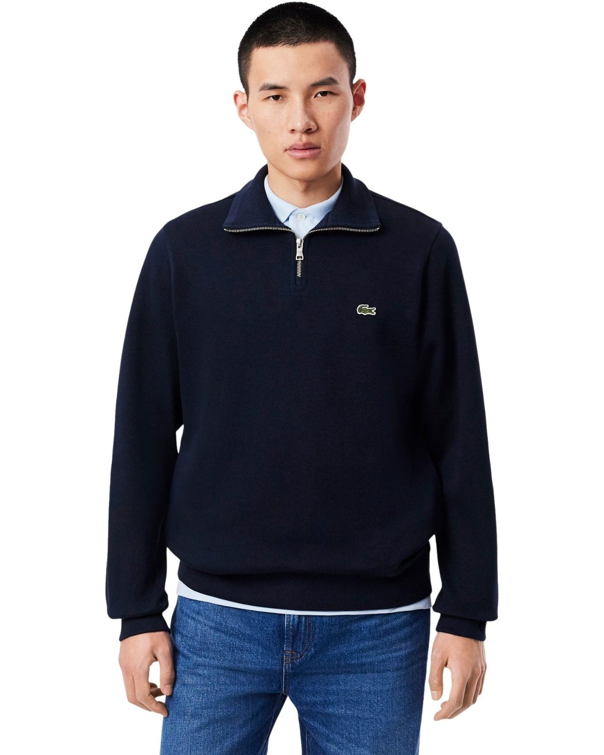 Felpe senza cappuccio Uomo Lacoste - Sweatshirt SH1927 - Blu