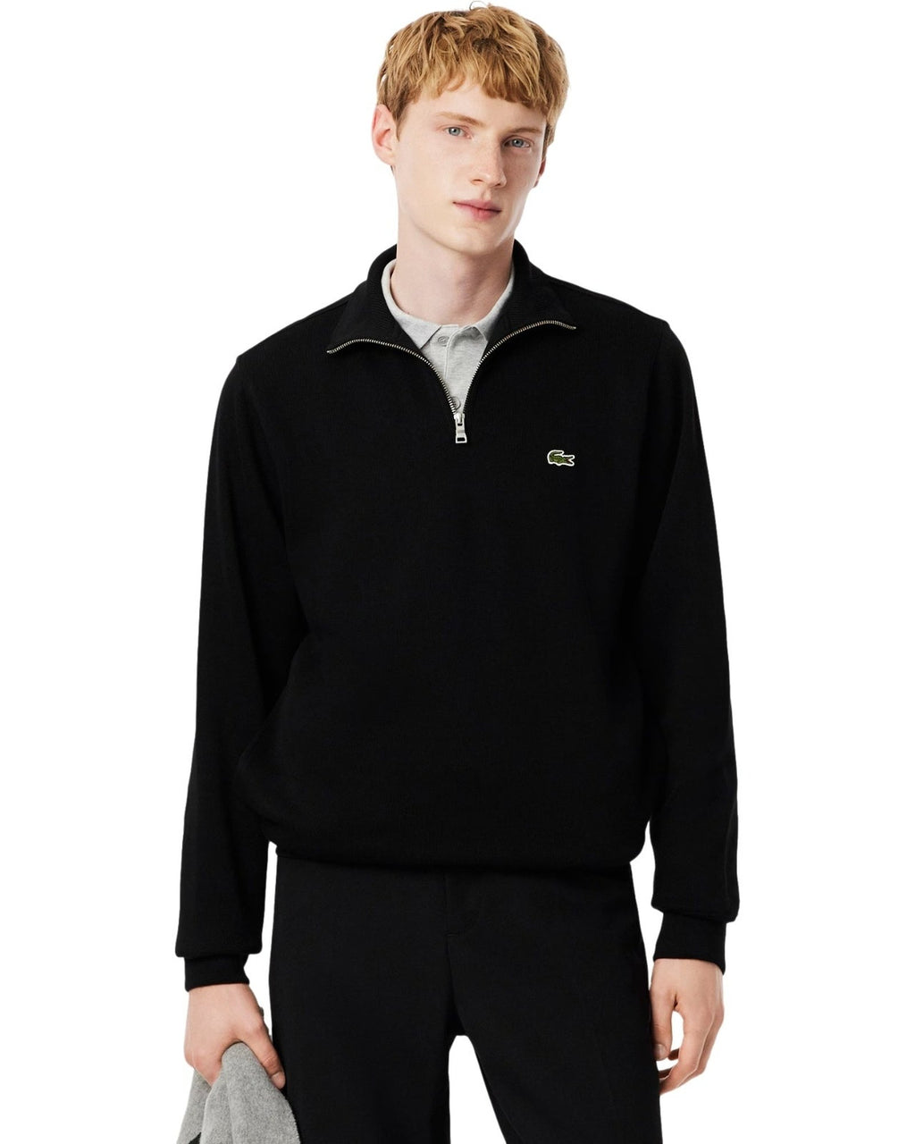 Felpe senza cappuccio Uomo Lacoste - Sweatshirt SH1927 - Nero
