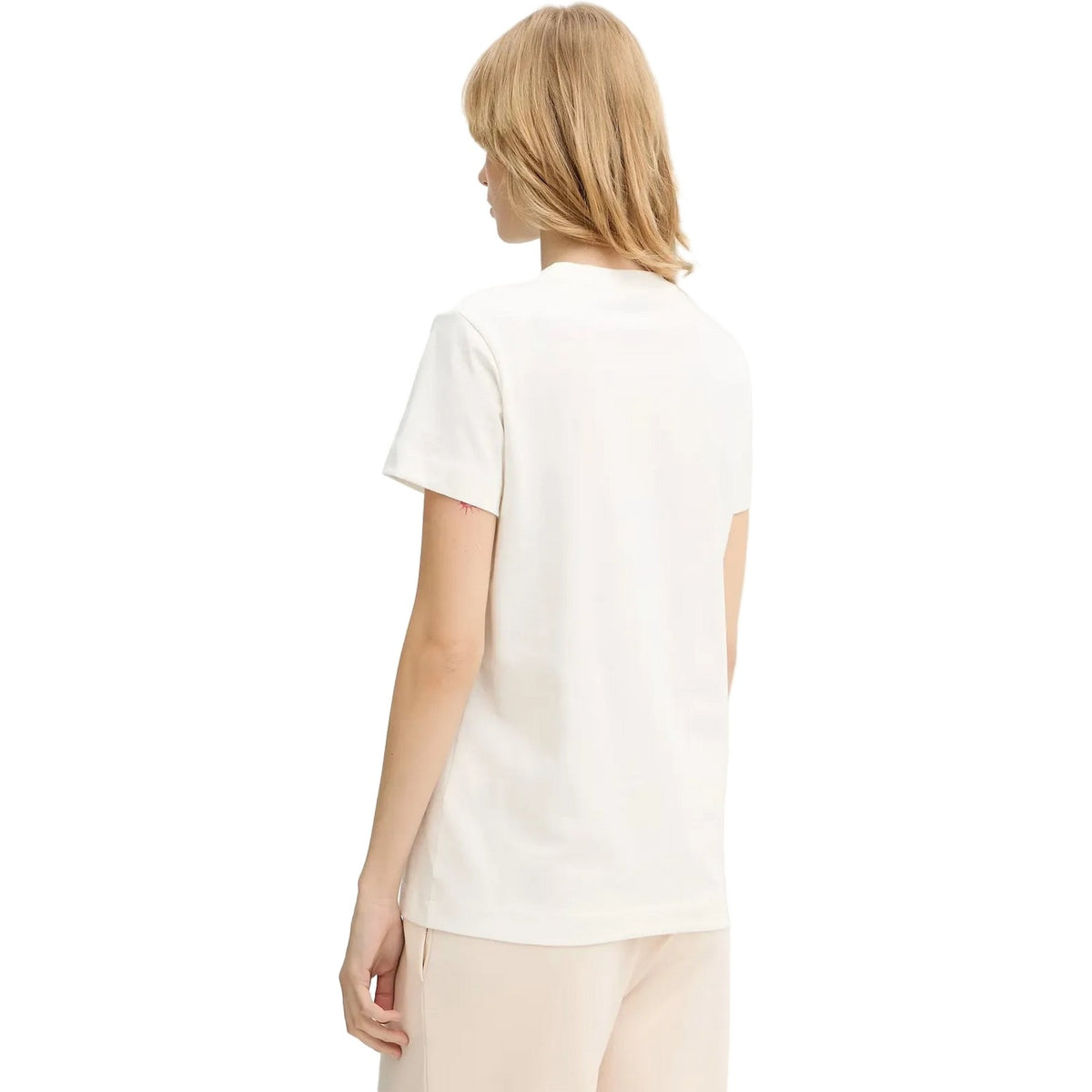 T-shirt Donna Pinko - Start T-Shirt Jersey Patch Eff - Bianco