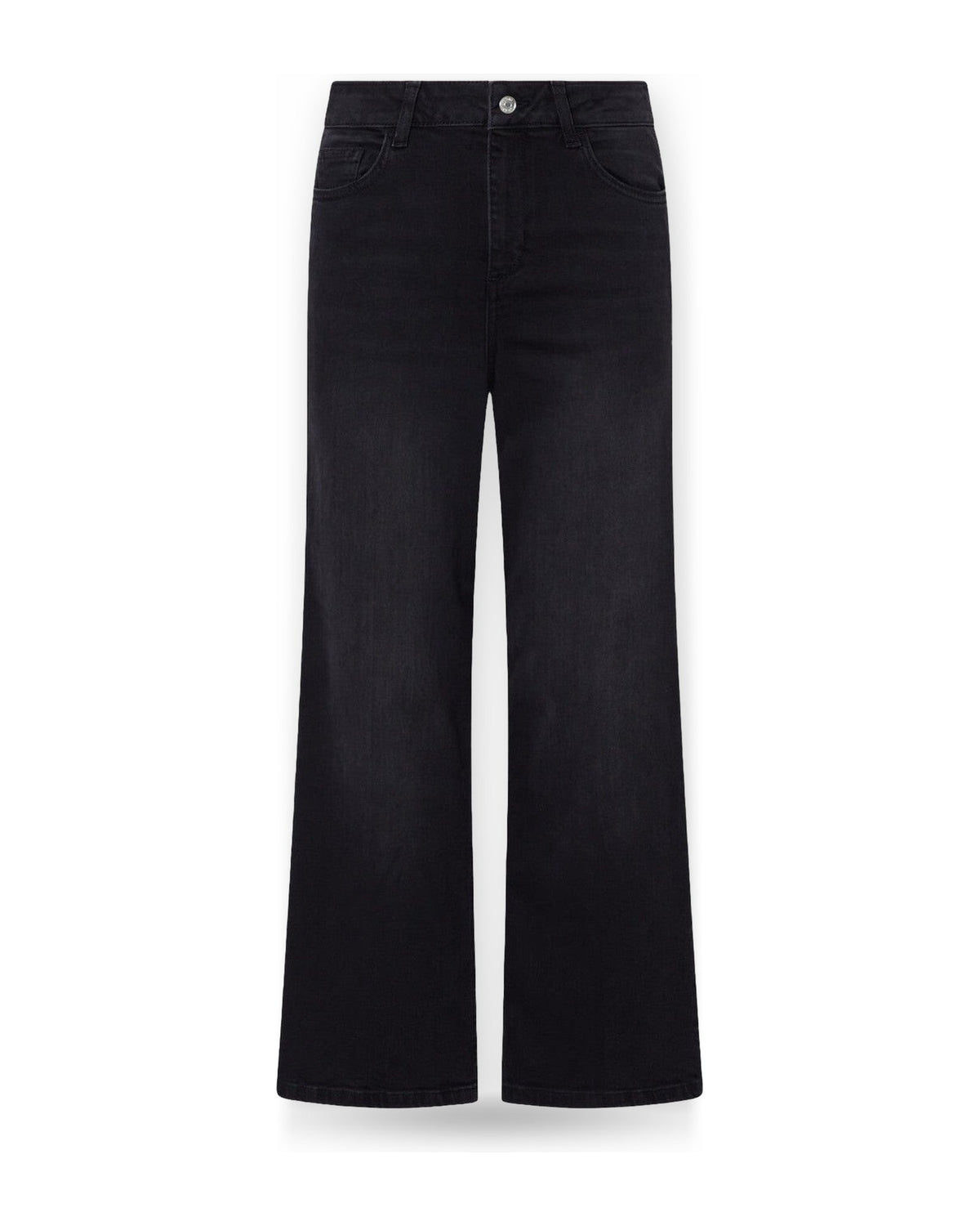 Jeans Donna Liu Jo - B.Up Flare Cropped Reg.W. - Nero