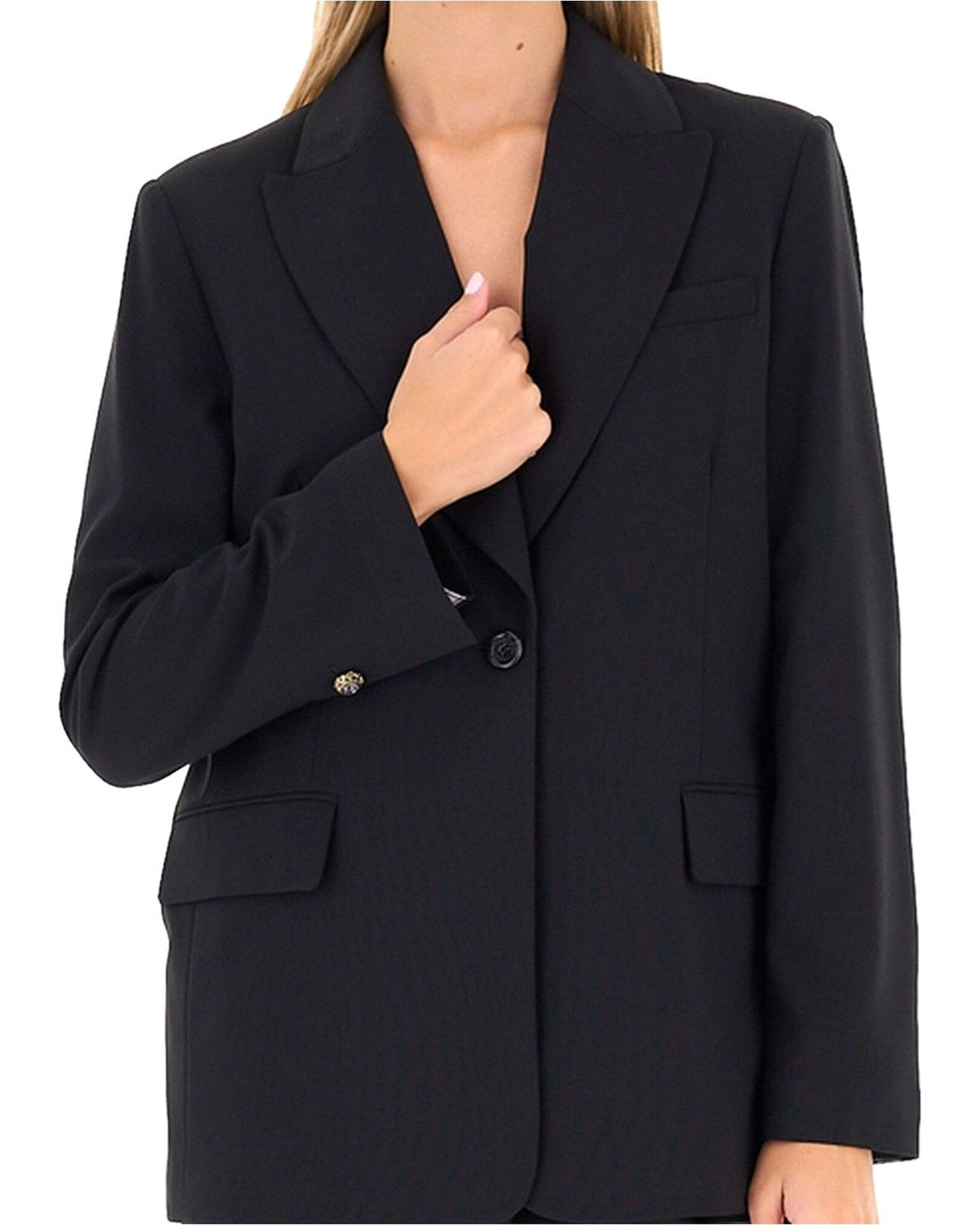 Giacche Donna Liu Jo - Blazer Flanella - Nero