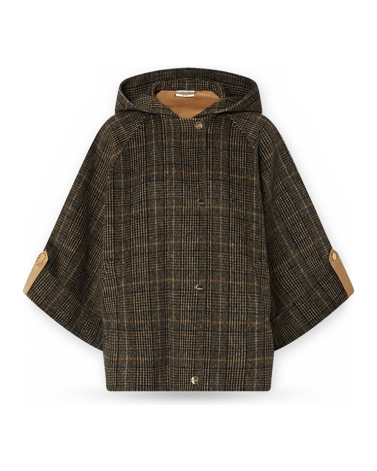 Giacconi Donna Liu Jo - Cappa Bimateriale - Marrone/Verde