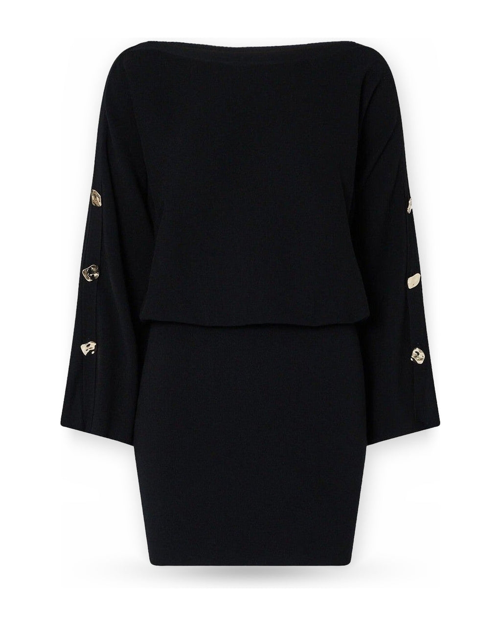 Vestiti casual Donna Liu Jo - Ecs Abito Maglia M/Ampie - Nero