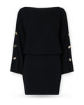 Vestiti casual Donna Liu Jo - Ecs Abito Maglia M/Ampie - Nero
