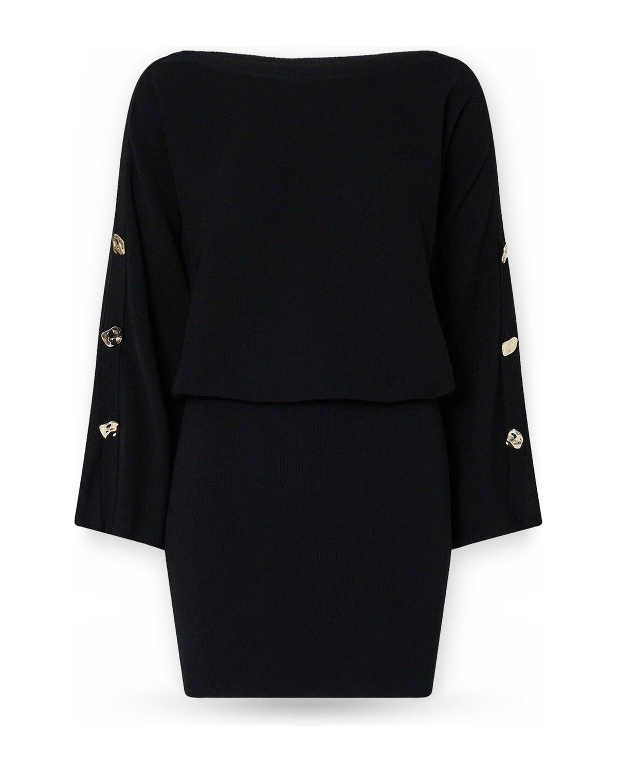 Vestiti casual Donna Liu Jo - Ecs Abito Maglia M/Ampie - Nero