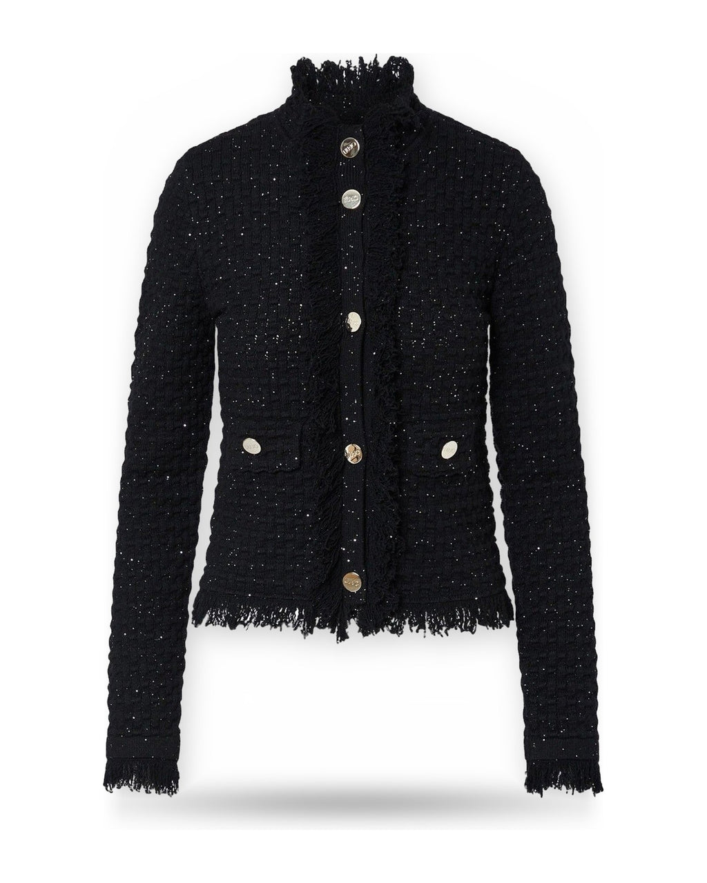 Giacche Donna Liu Jo - Ecs Giacca Maglia M/L Fitted - Nero
