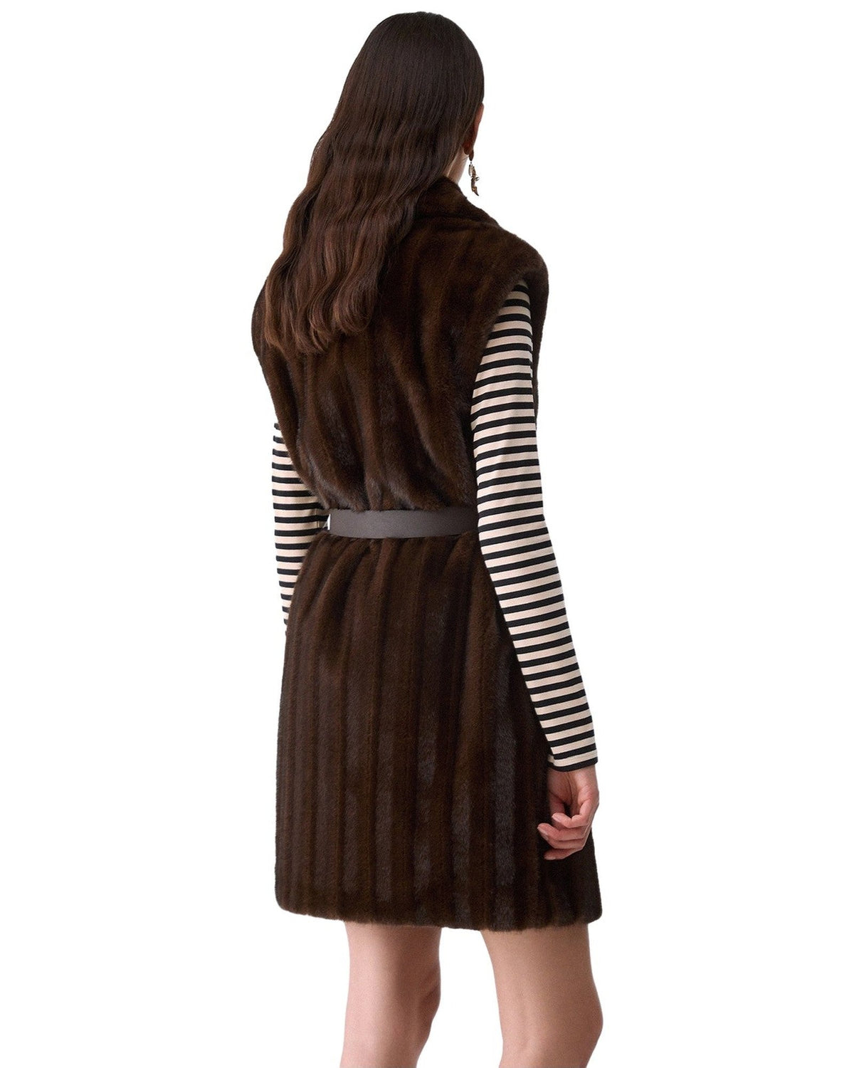 Gilet Donna Liu Jo - Ecs Gilet Ecopelliccia - Marrone