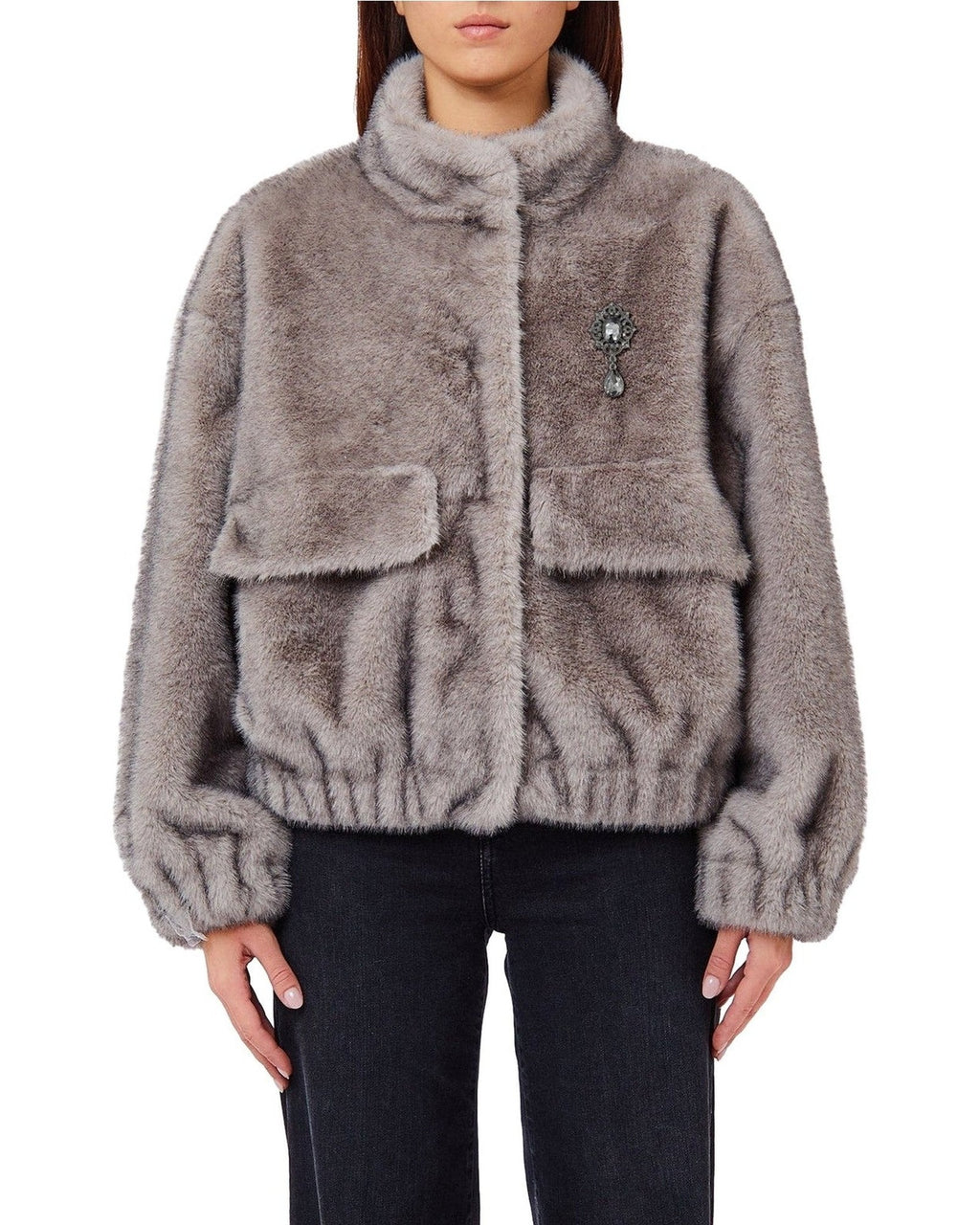 Giacconi Donna Liu Jo - Giaccone WF6215 - Grigio