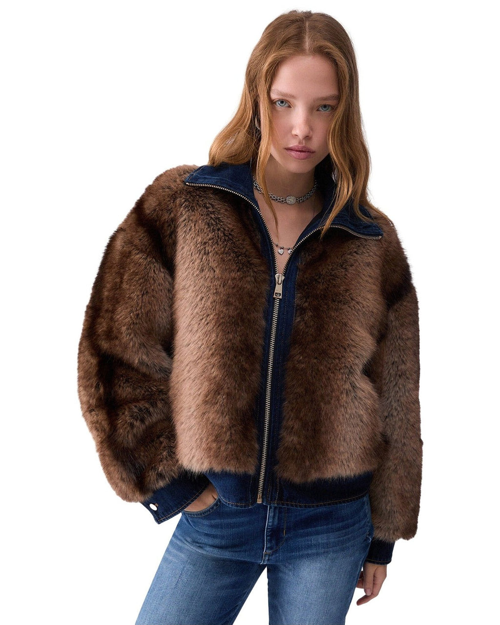 Giubbotti Donna Liu Jo - Giubbino Denim Soft - Marrone