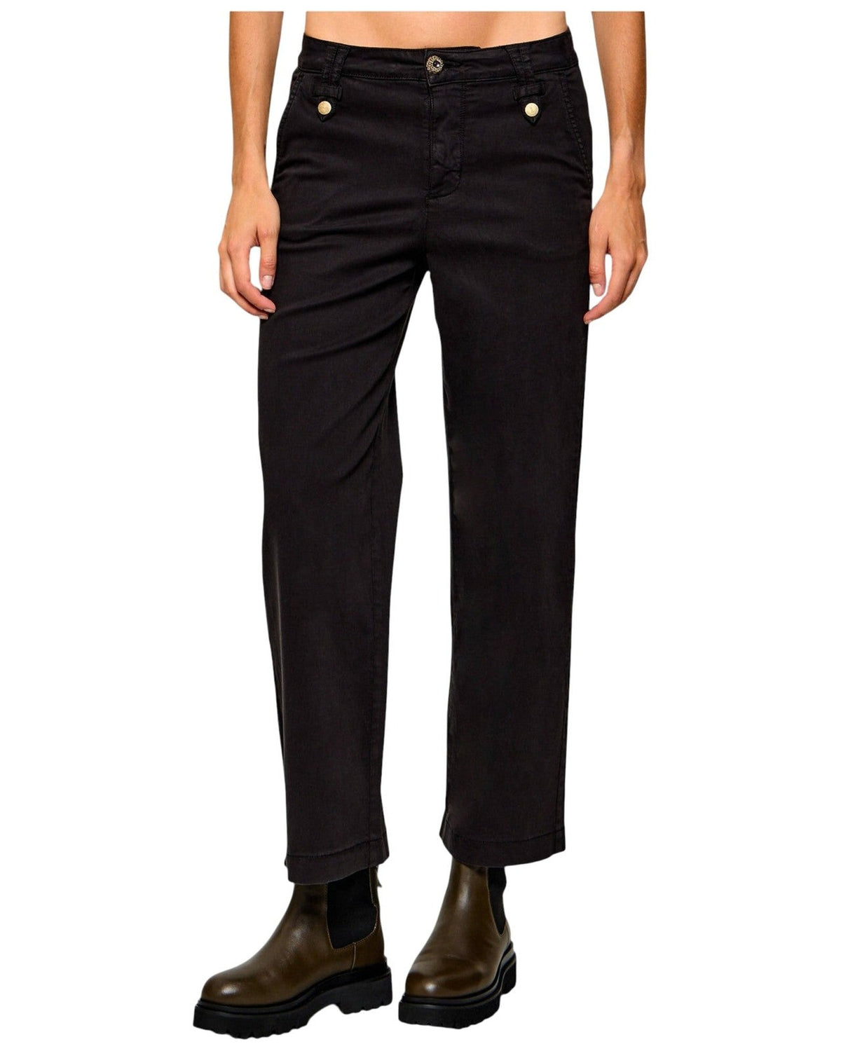 Pantaloni Donna Liu Jo - M.W. Flare Cropped - Nero