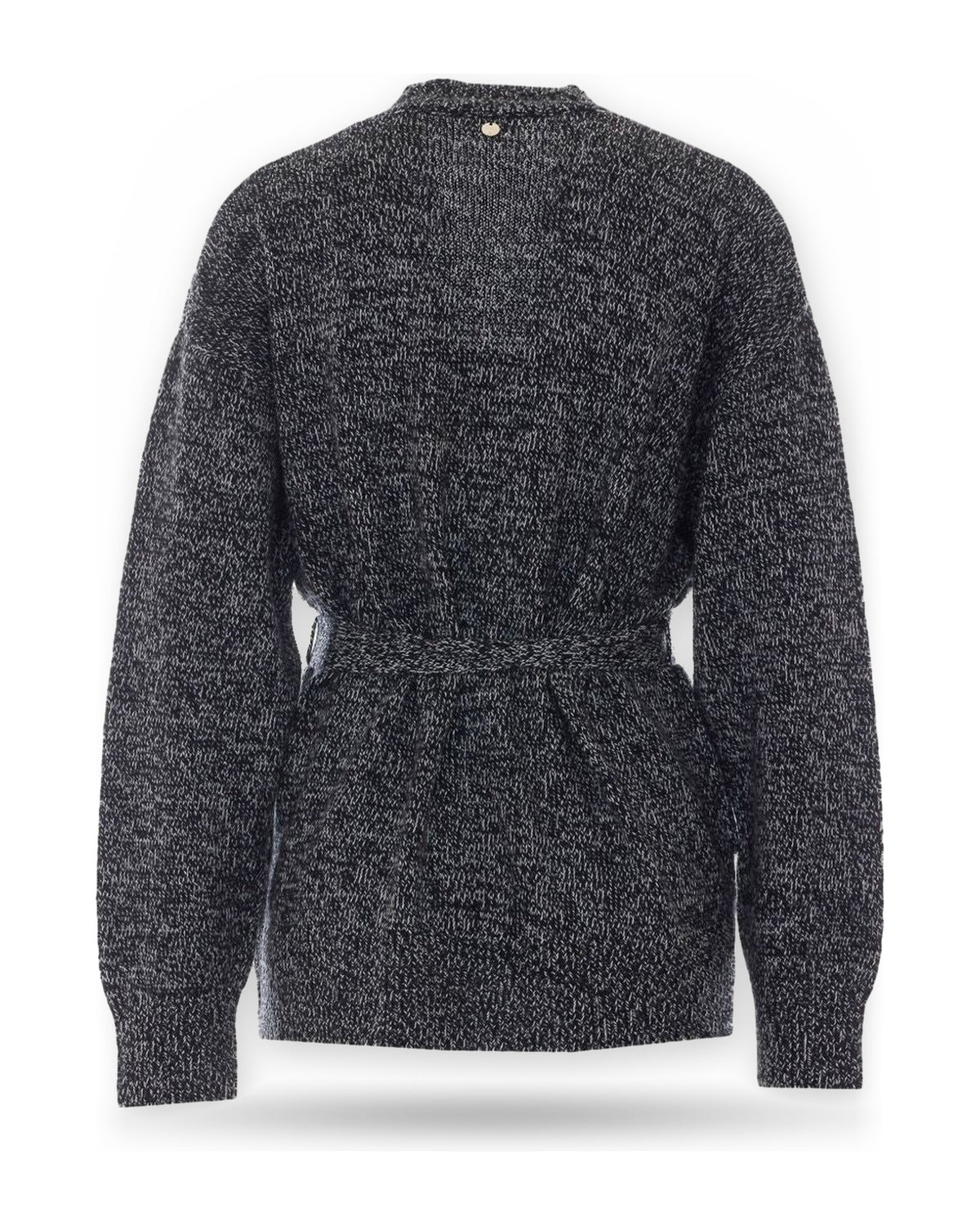 Cardigan Donna Liu Jo - Maglia Aperta M/L Passamaneria - Nero
