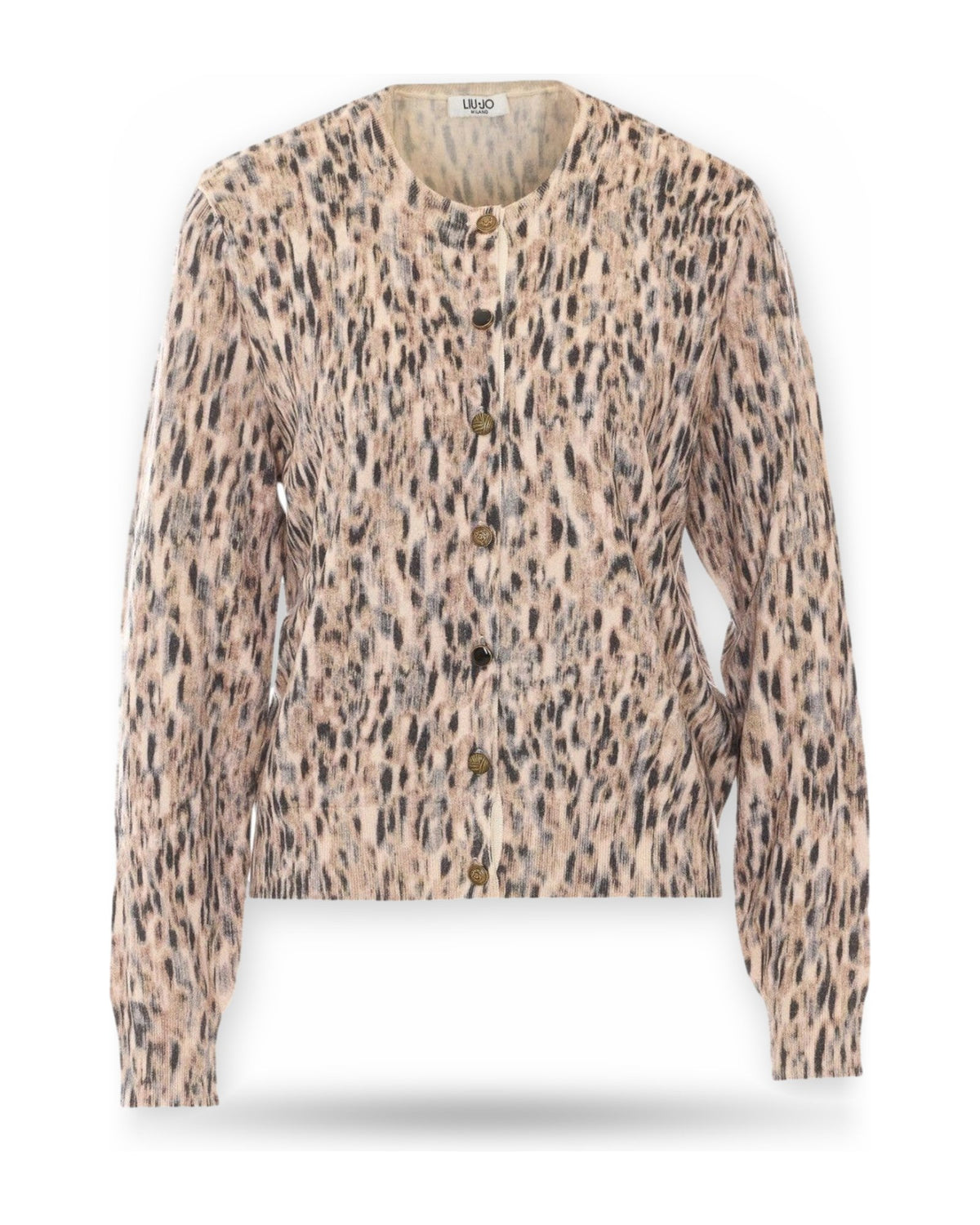 Cardigan Donna Liu Jo - Maglia Aperta M/L Stampata - Multicolore
