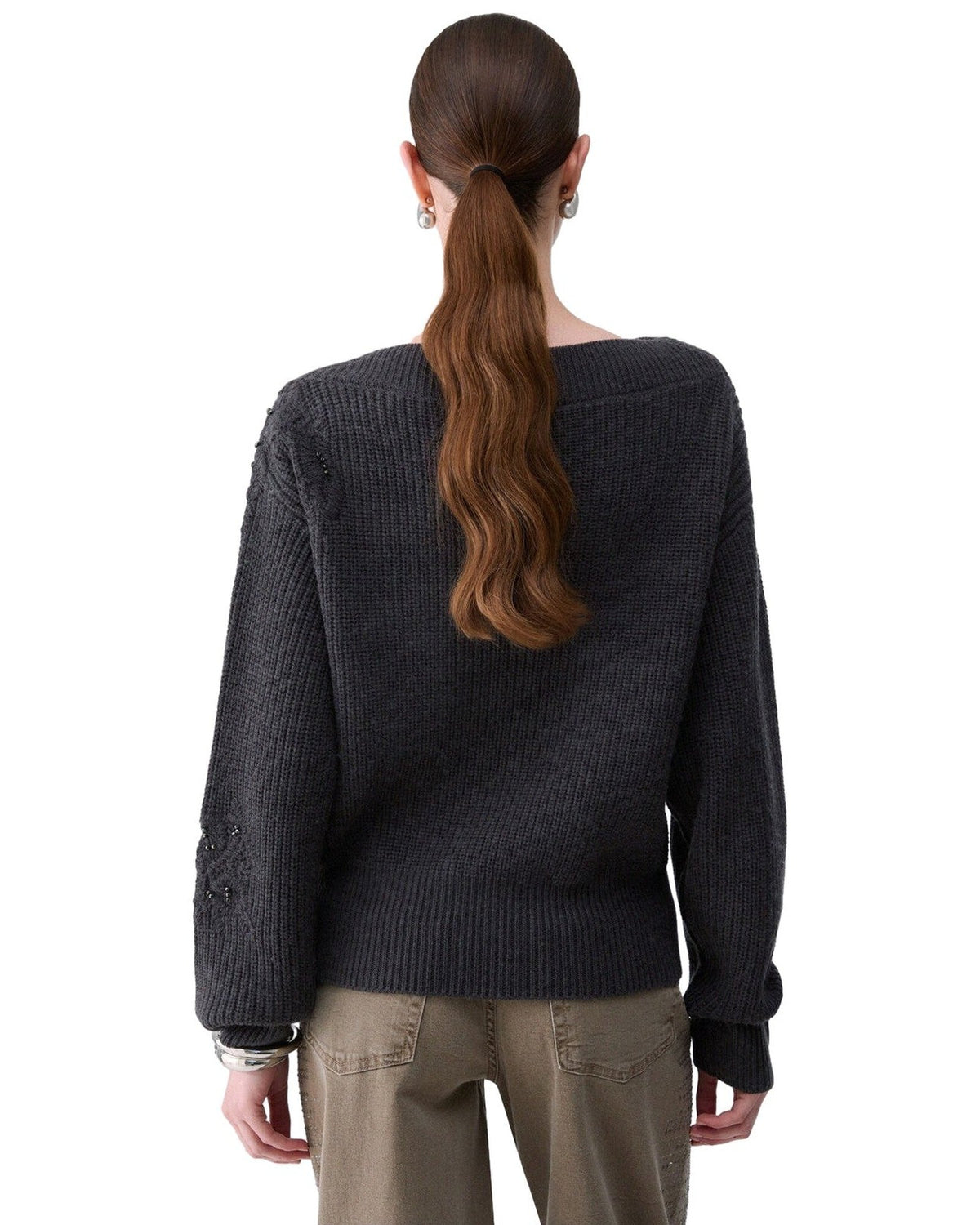 Maglie Donna Liu Jo - Maglia Chiusa M/L - Grigio