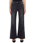 Jeans Donna Liu Jo - Pant.Flare Glam H.W. - Nero