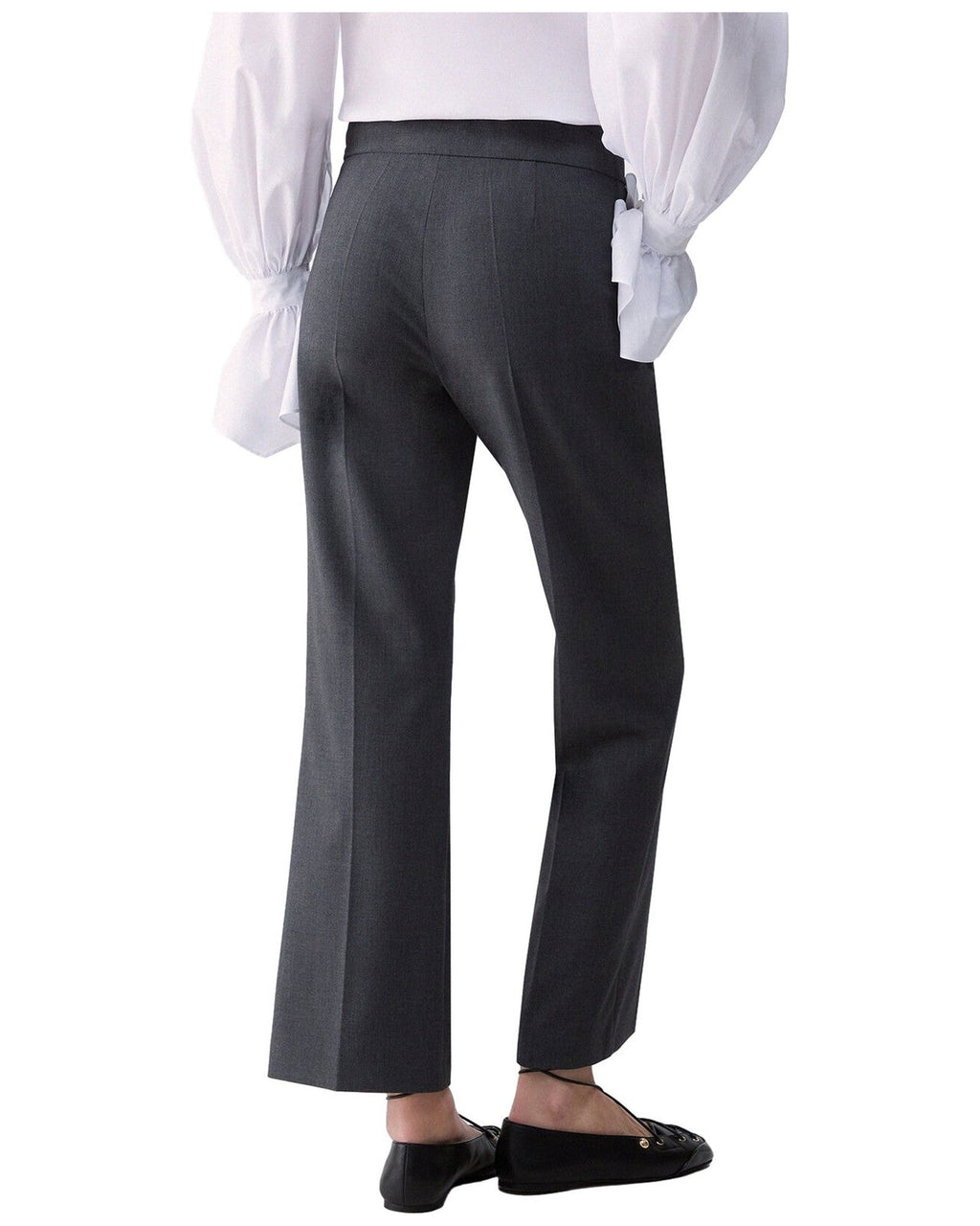 Pantaloni Donna Liu Jo - Pant. Trombetta Flanella - Grigio