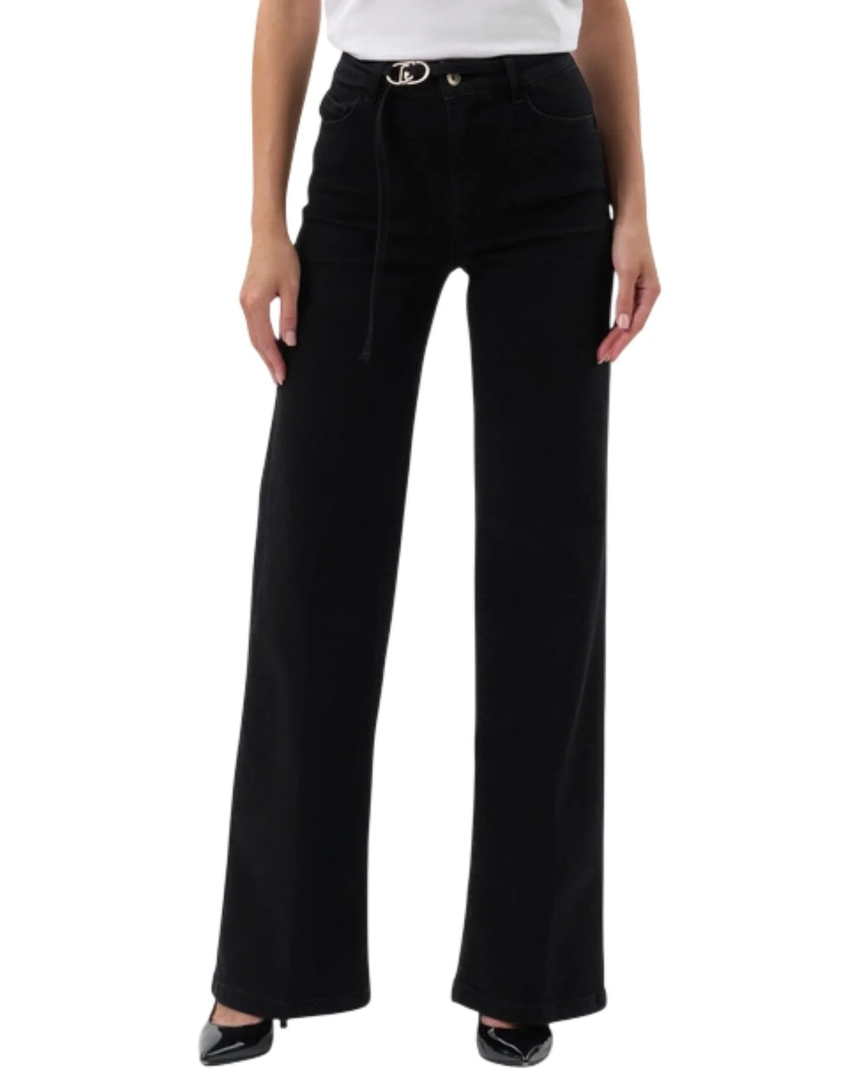 Jeans Donna Liu Jo - B.Up Good Flare H.W. - Nero
