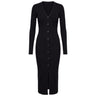 Vestiti casual Donna Liu Jo - Ecs Abito Maglia Long Fit - Nero