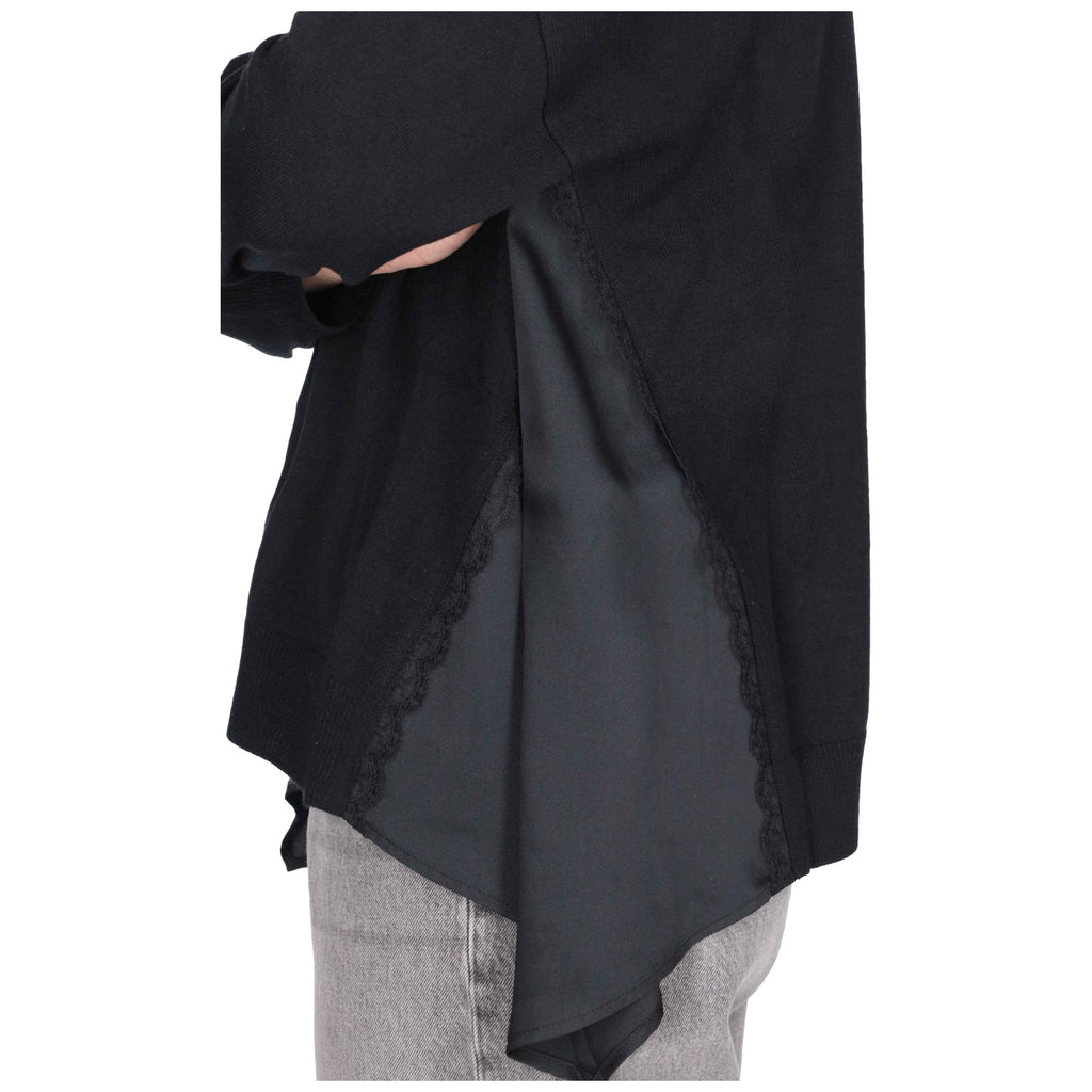 Maglie Donna Liu Jo - Maglia M/L Spicchi Lateral - Nero