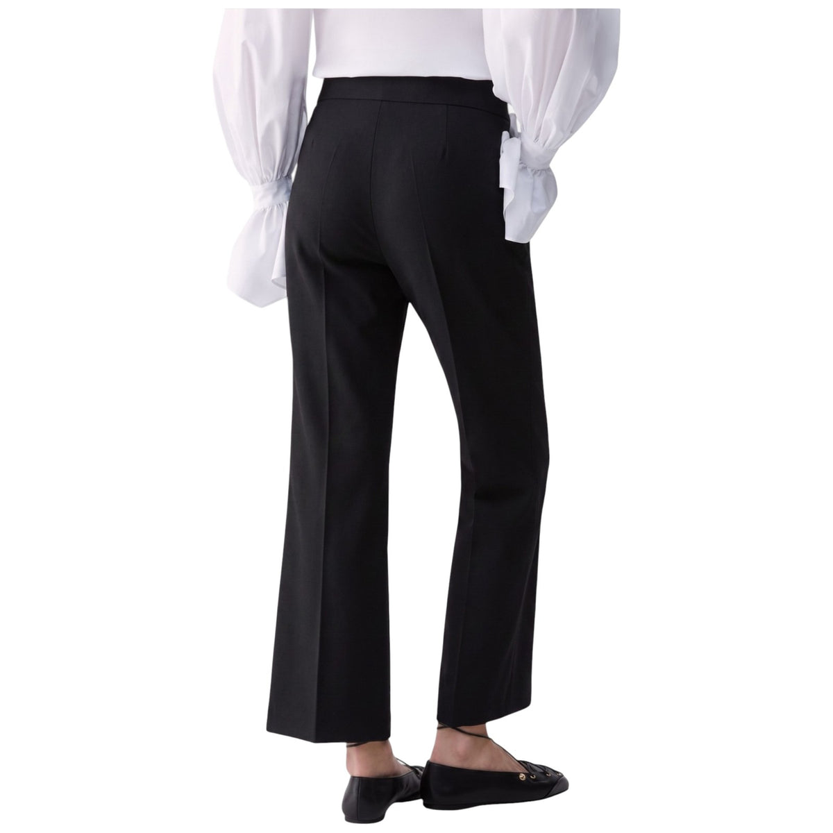 Pantaloni Donna Liu Jo - Pant. Trombetta Flanella - Nero