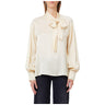 Bluse e camicie Donna Liu Jo - Tunica Satin Con Fusciacca - Panna