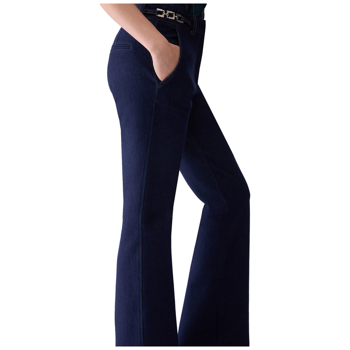 Pantaloni Donna Liu Jo - Pant.Denim Dandy H.W. - Blu