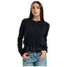 Maglie Donna Liu Jo - Maglia Aperta M/L Con Tessuto - Nero