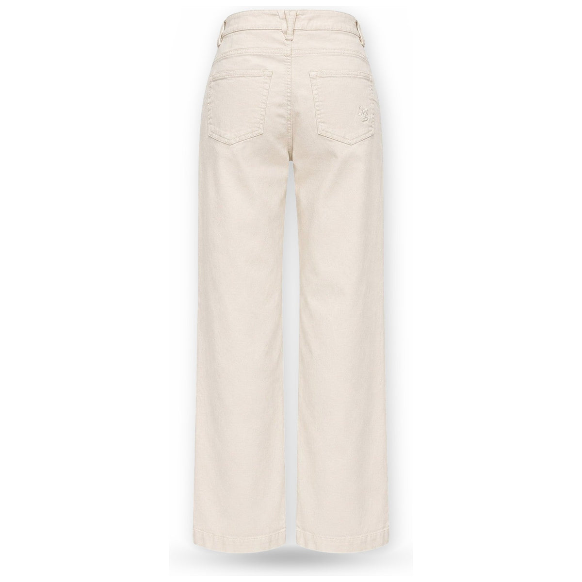 Pantaloni Donna Liu Jo - M.W. Flare Cropped - Panna