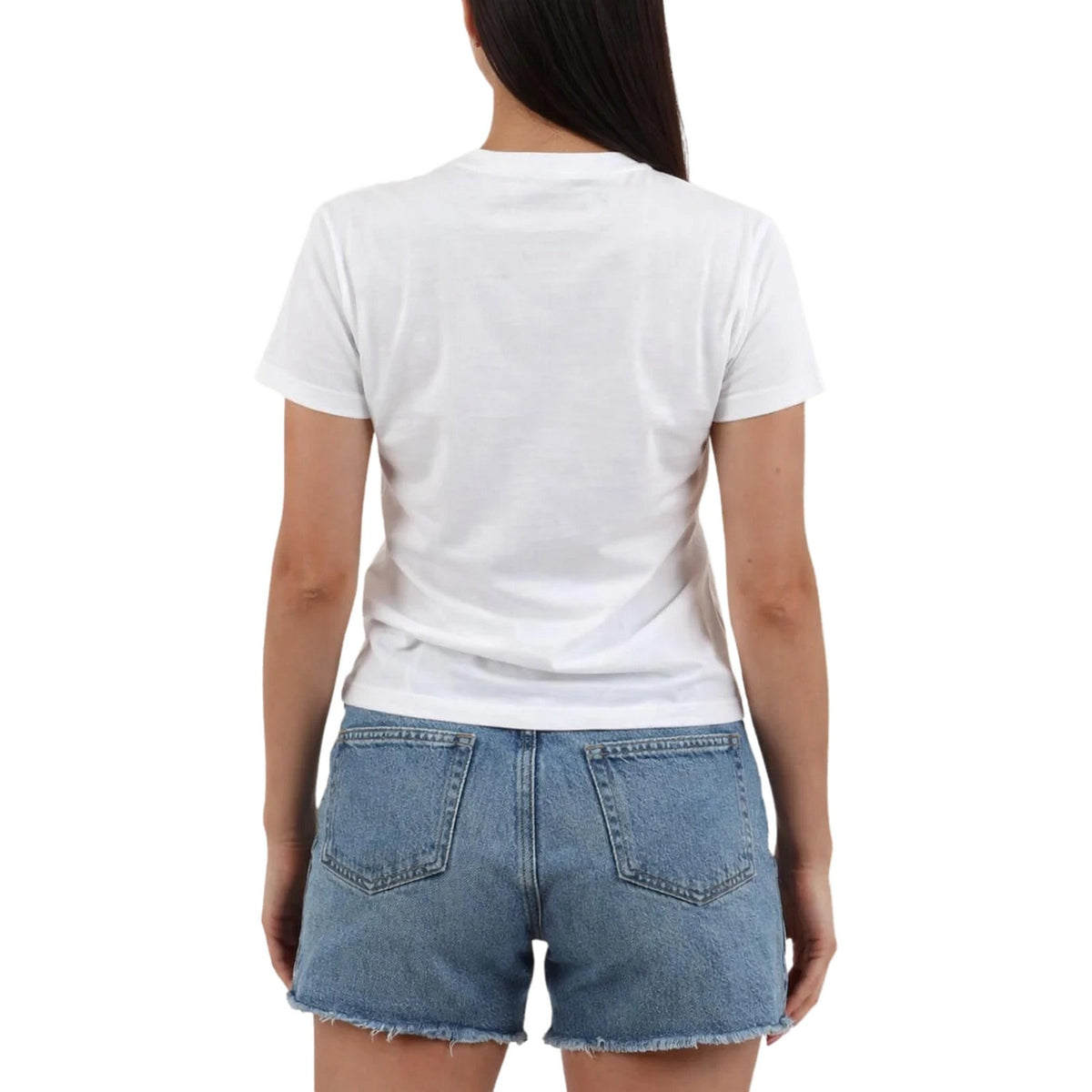 T-shirt Donna Mc2 Saint Barth - Cotton Crew Neck T-Shirt - Bianco