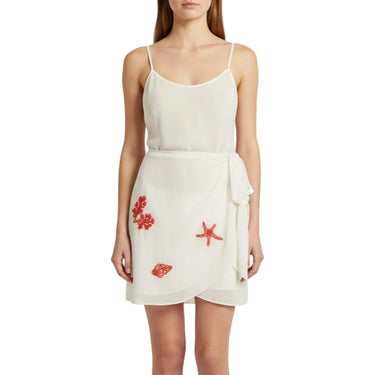 Gonne casual Donna Mc2 Saint Barth - Woman Short Sarong - Bianco
