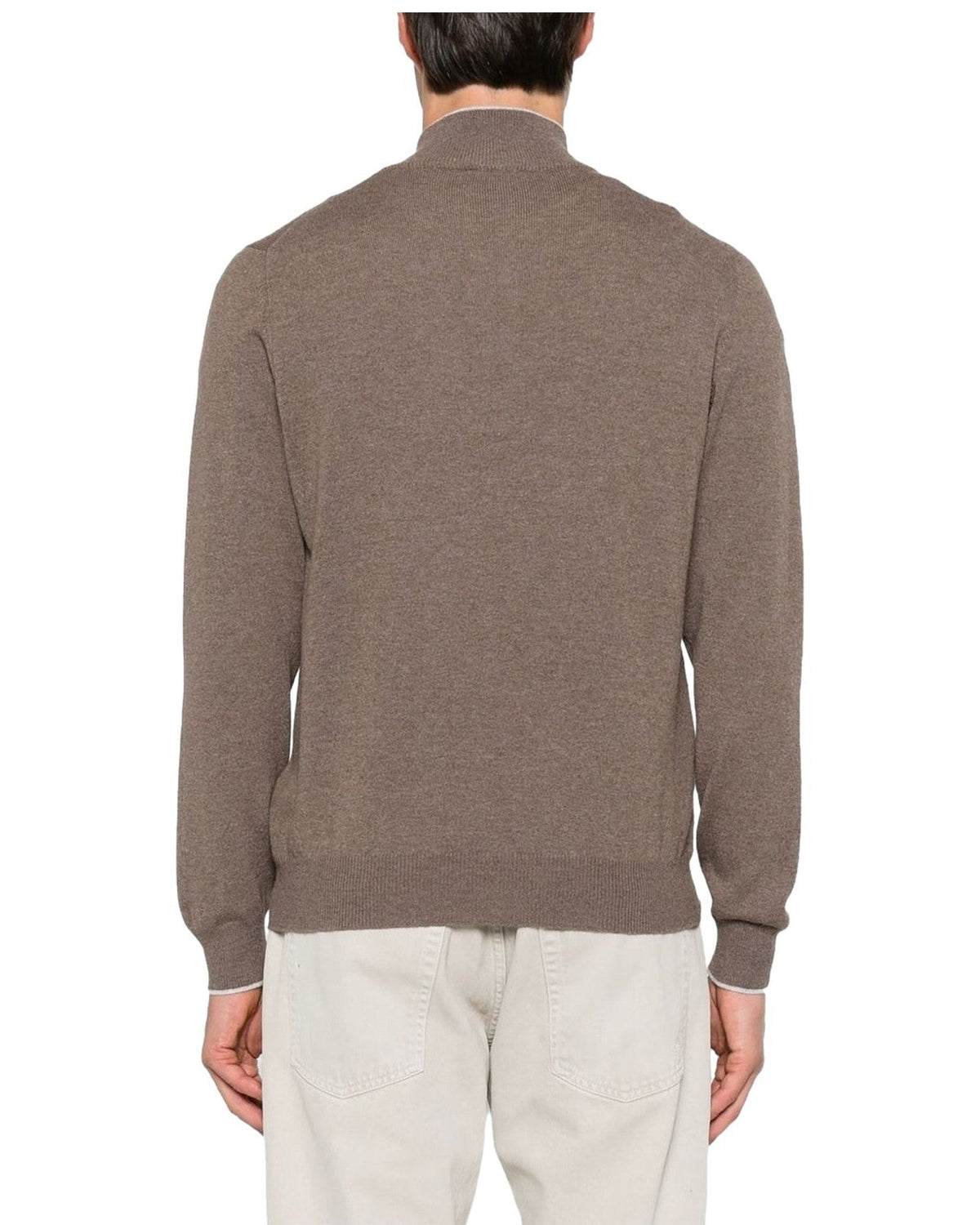Maglioni Uomo Gran Sasso - Lupo M/L Zip 55107 - Cammello
