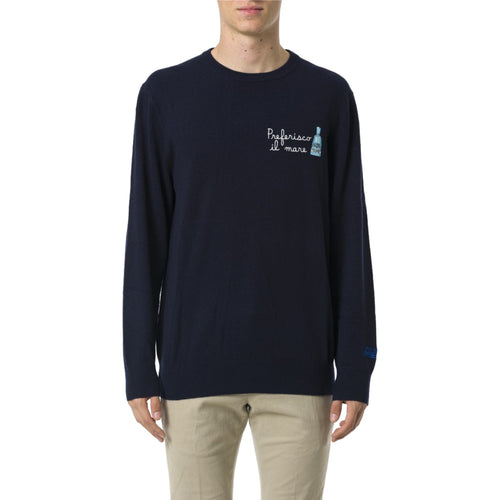 Maglioni Uomo Mc2 Saint Barth - Crew Neck Light Sweater - Blu