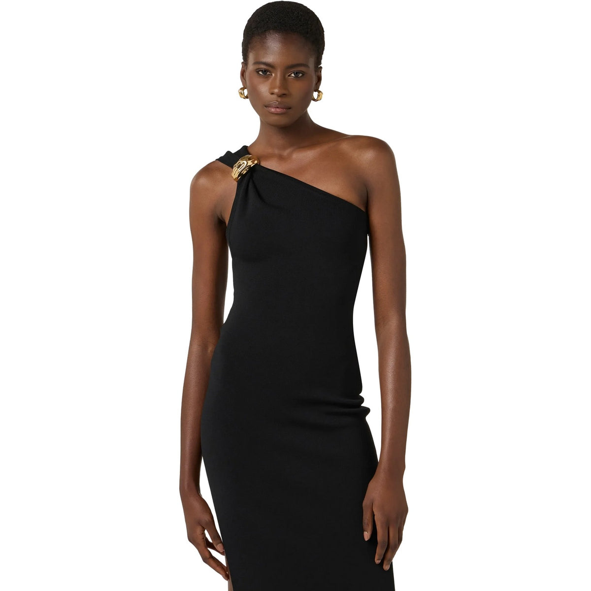Vestiti da sera e cerimonia Donna Elisabetta Franchi - Abito di maglia - Nero
