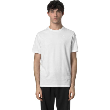 T-shirt Uomo K-Way - Odom Jersey - Bianco-Gianni Foti
