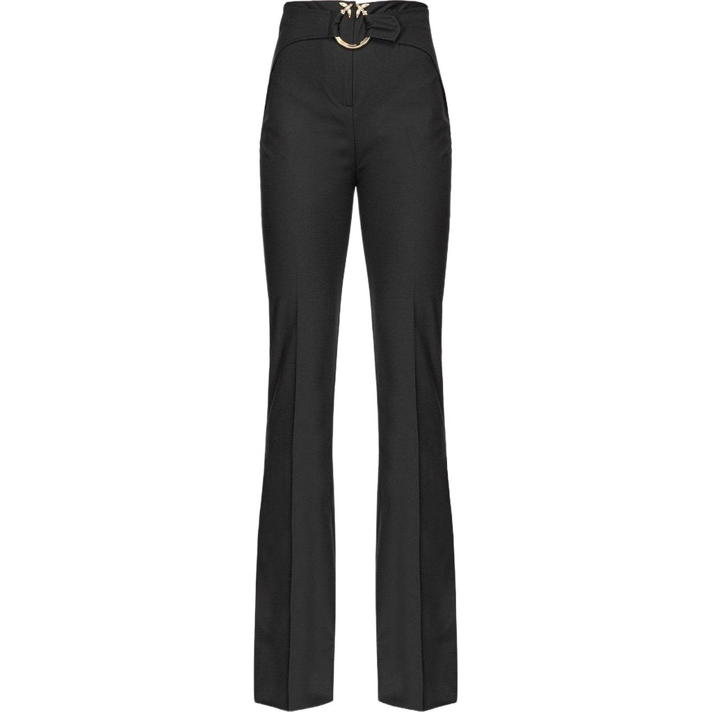 Pantaloni Donna Pinko - Phanton Pantalone Poly Viscosa - Nero