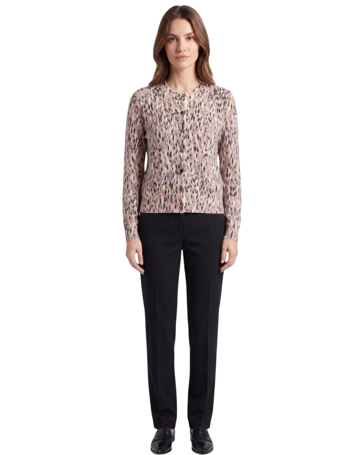 Cardigan Donna Liu Jo - Maglia Aperta M/L Stampata - Multicolore