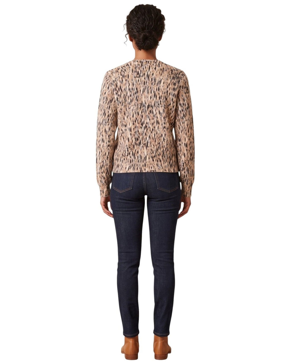 Cardigan Donna Liu Jo - Maglia Aperta M/L Stampata - Multicolore