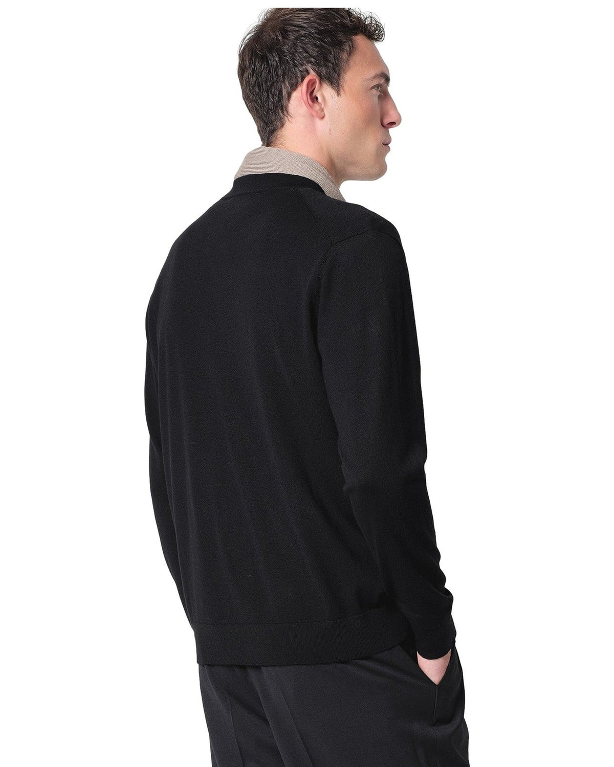 Cardigan Uomo Manuel Ritz - Maglia Cardigan 4132M506 - Nero