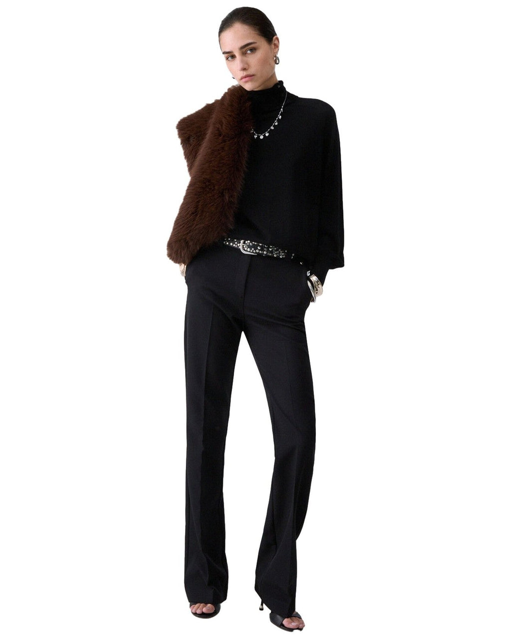 Maglie Donna Liu Jo - Maglia Chiusa M/L C/Bracciale - Nero
