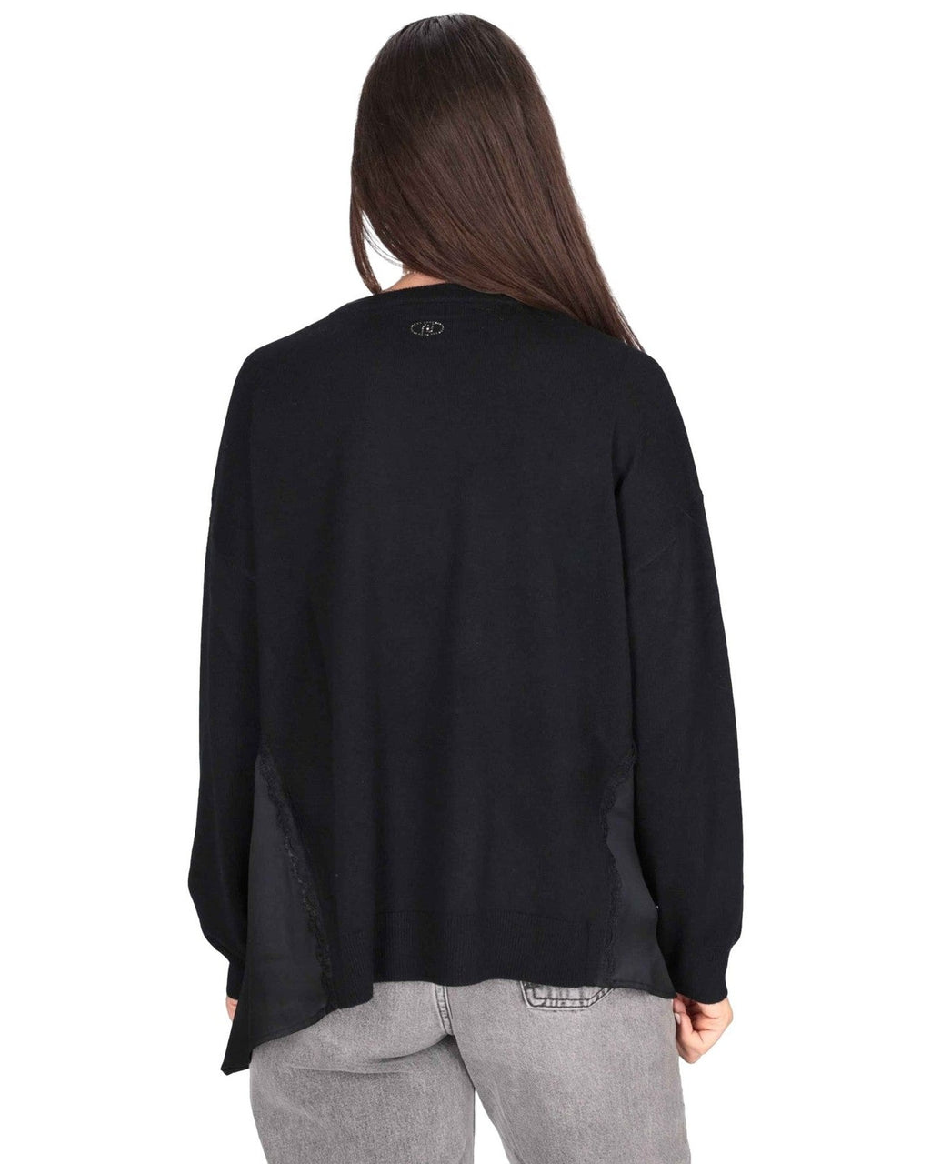 Maglie Donna Liu Jo - Maglia M/L Spicchi Lateral - Nero