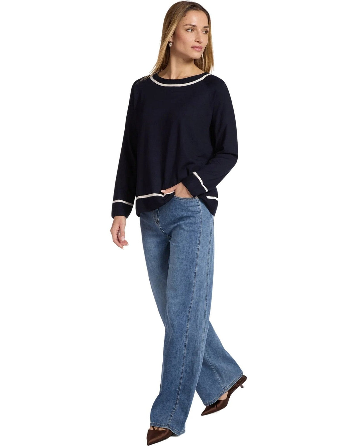 Maglie Donna Elena Miro' - Maglia M563Z0 - Blu