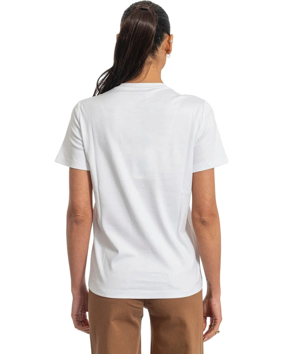 T-shirt Donna Elisabetta Franchi - Maglia MA01761E2 - Bianco