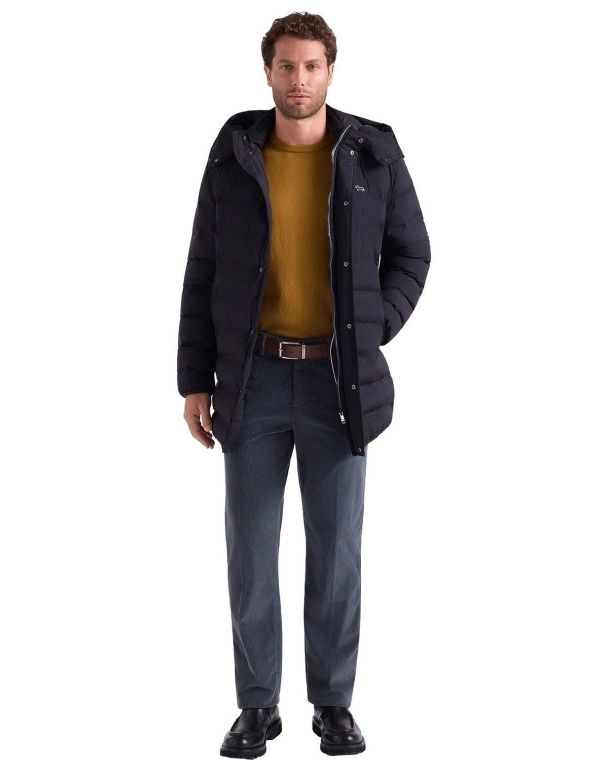 Maglioni Uomo Harmont & Blaine - Maglia Paricollo Cotone/Lana HRR012030788 - Marrone