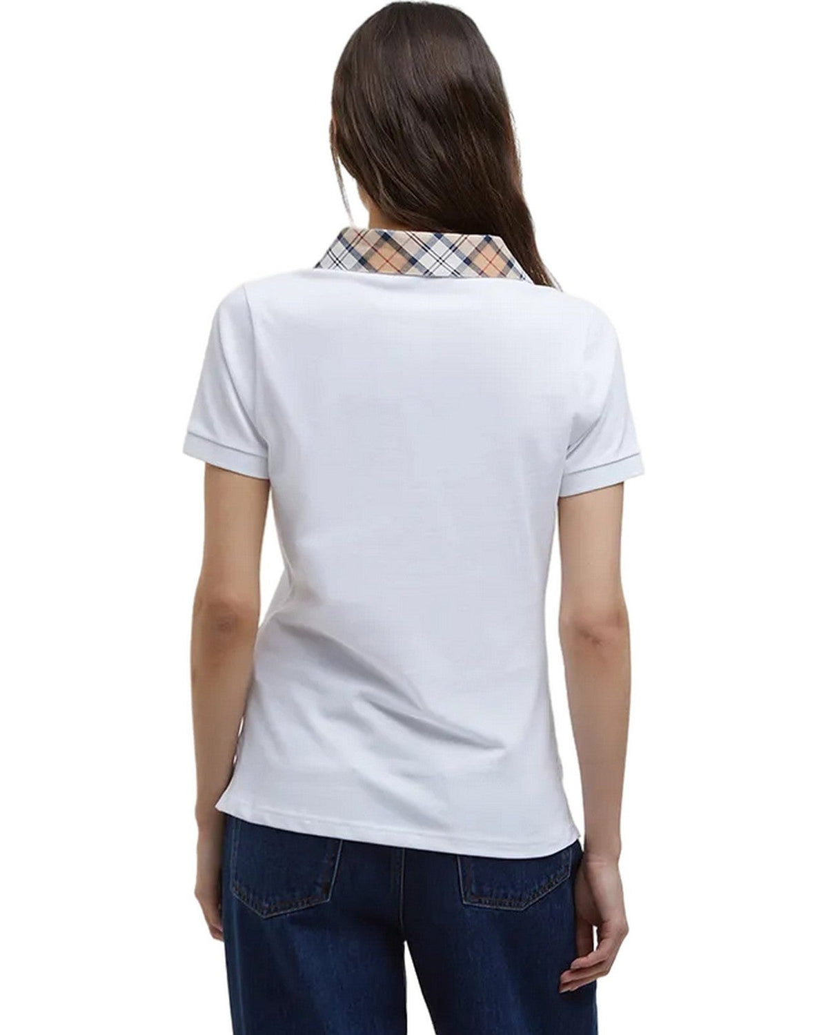 Polo Donna Barbour - Malvern Polo Shirt - Bianco