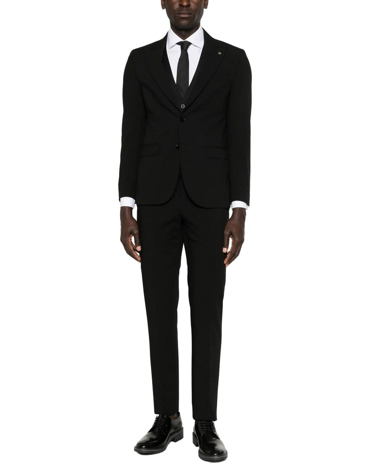 Abiti Uomo Manuel Ritz - Abito con Gilet - Nero