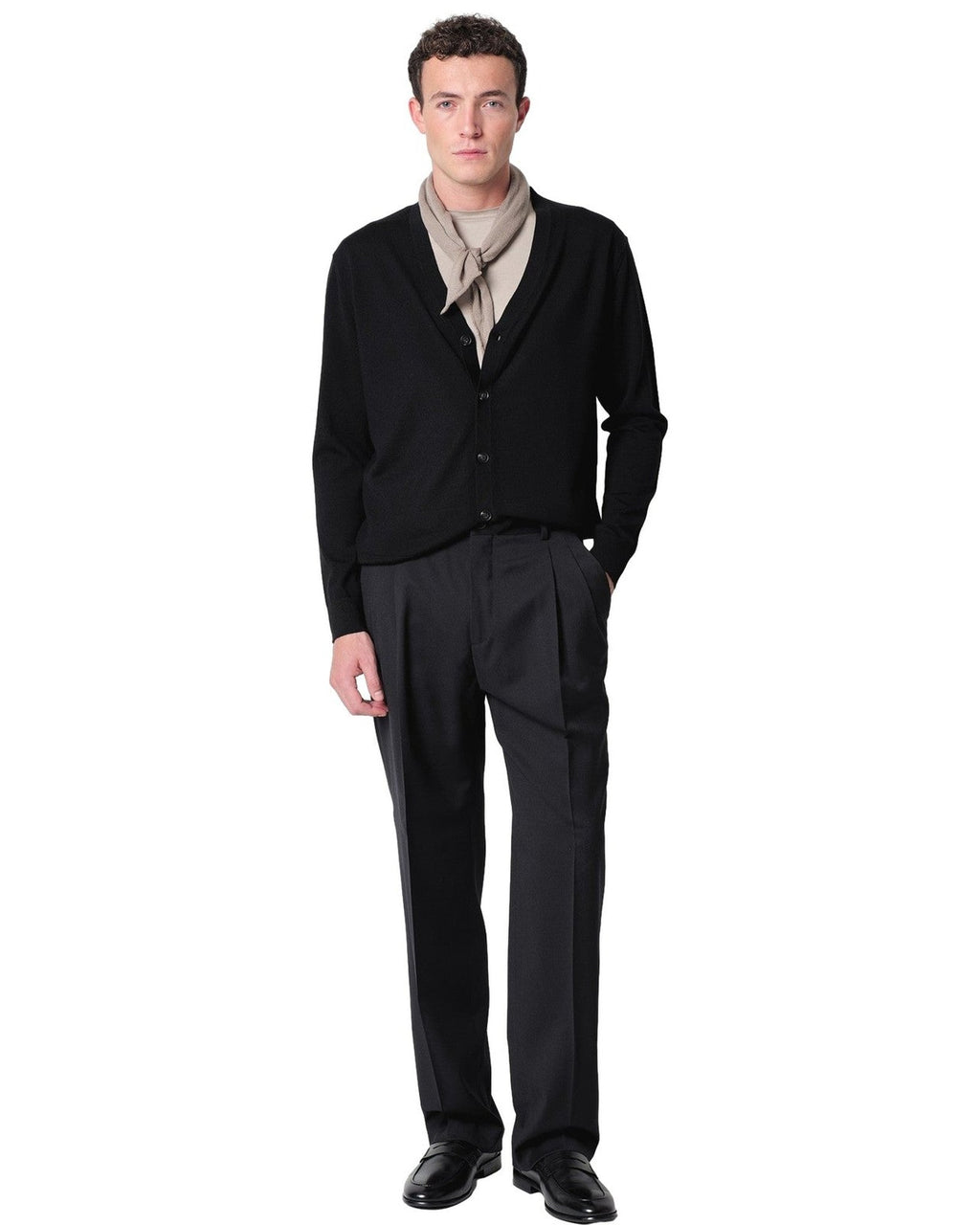 Cardigan Uomo Manuel Ritz - Maglia Cardigan 4132M506 - Nero