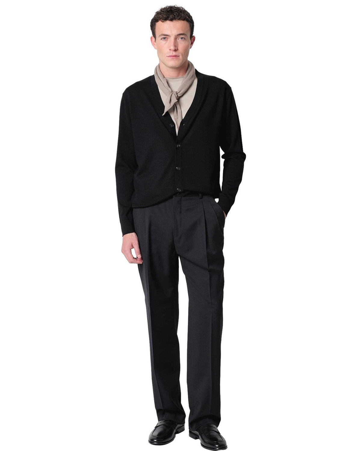 Cardigan Uomo Manuel Ritz - Maglia Cardigan 4132M506 - Nero