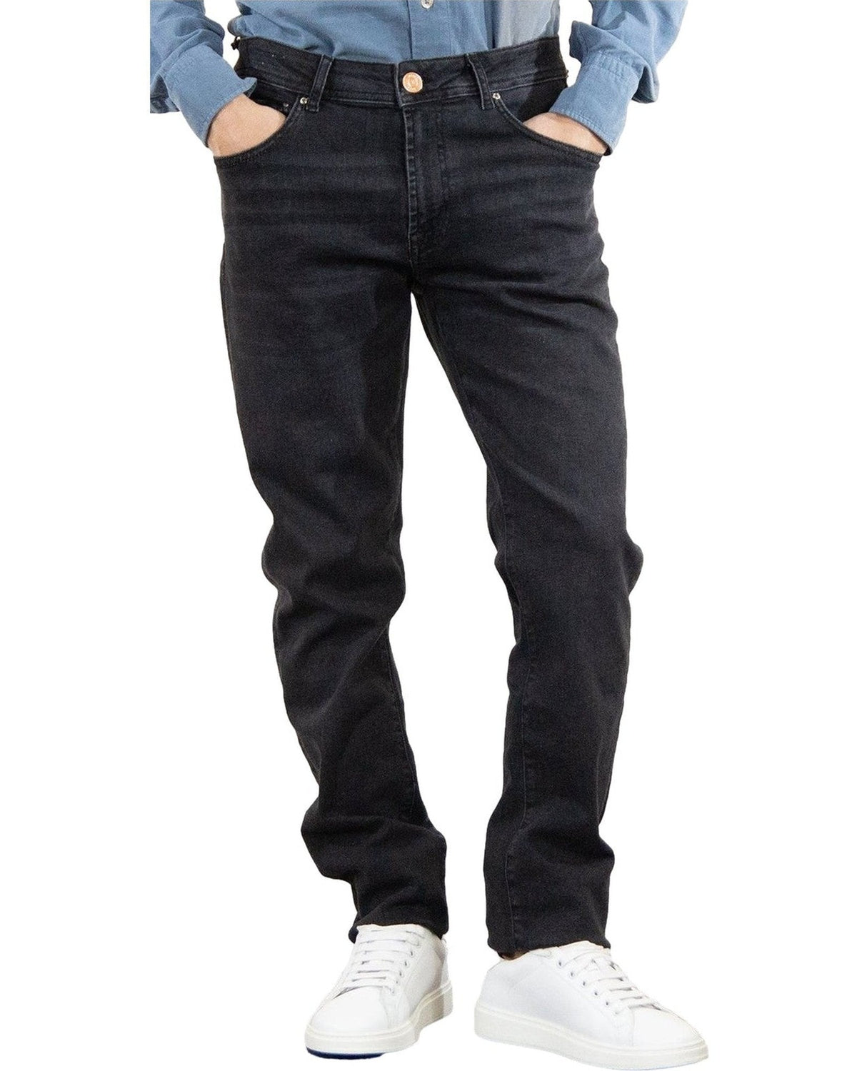 Jeans Uomo Manuel Ritz - Pantalone Jeans 3932J1728L0 - Nero