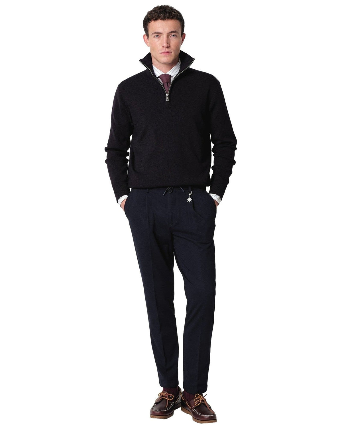 Pantaloni Uomo Manuel Ritz - Pantalone Seoul 4132P1688MC - Blu